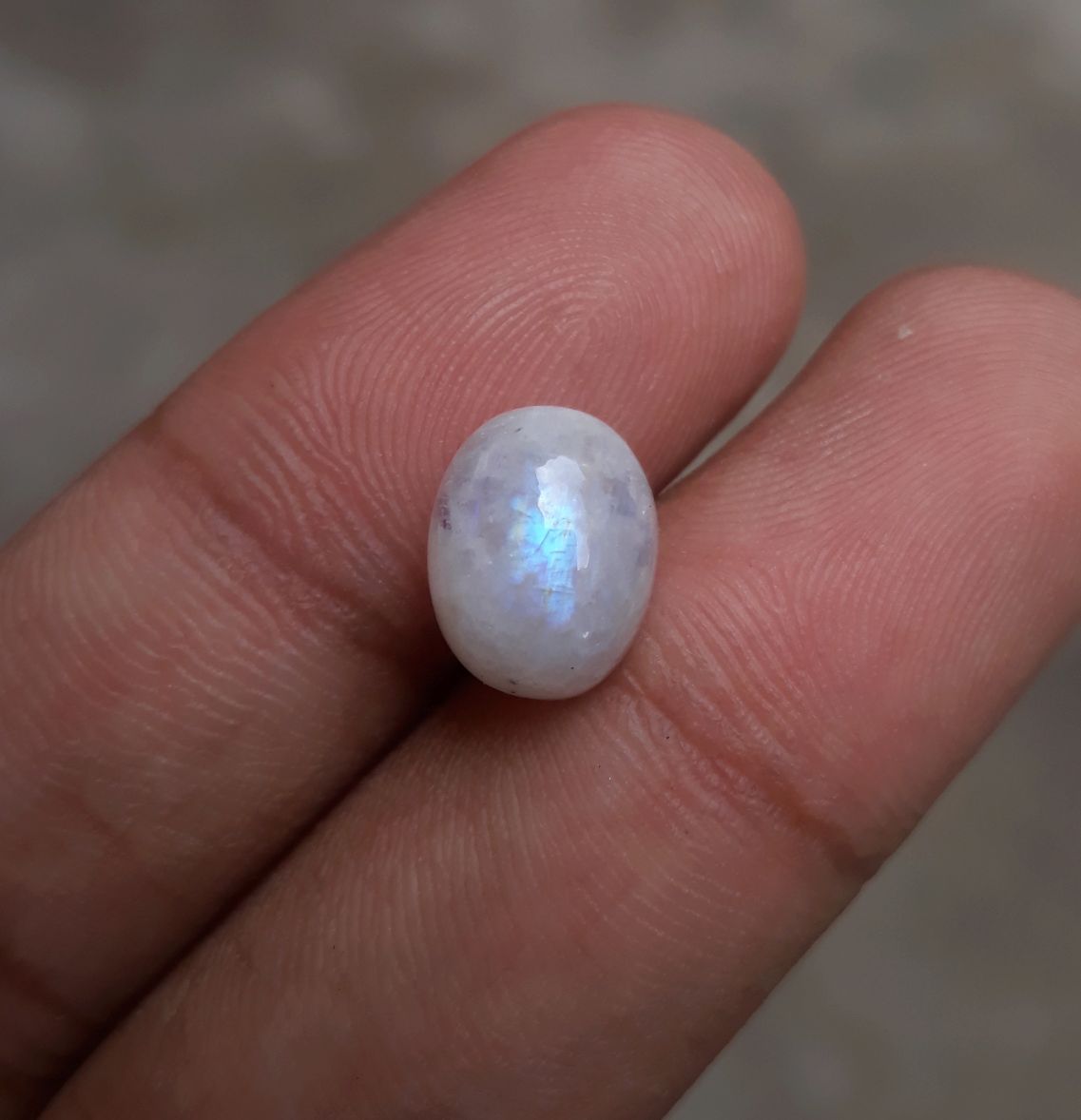 6ct MoonStone for Sale - Adularia MoonStone - Rainbow Moonstone - June Birthstone -12x9x7mm