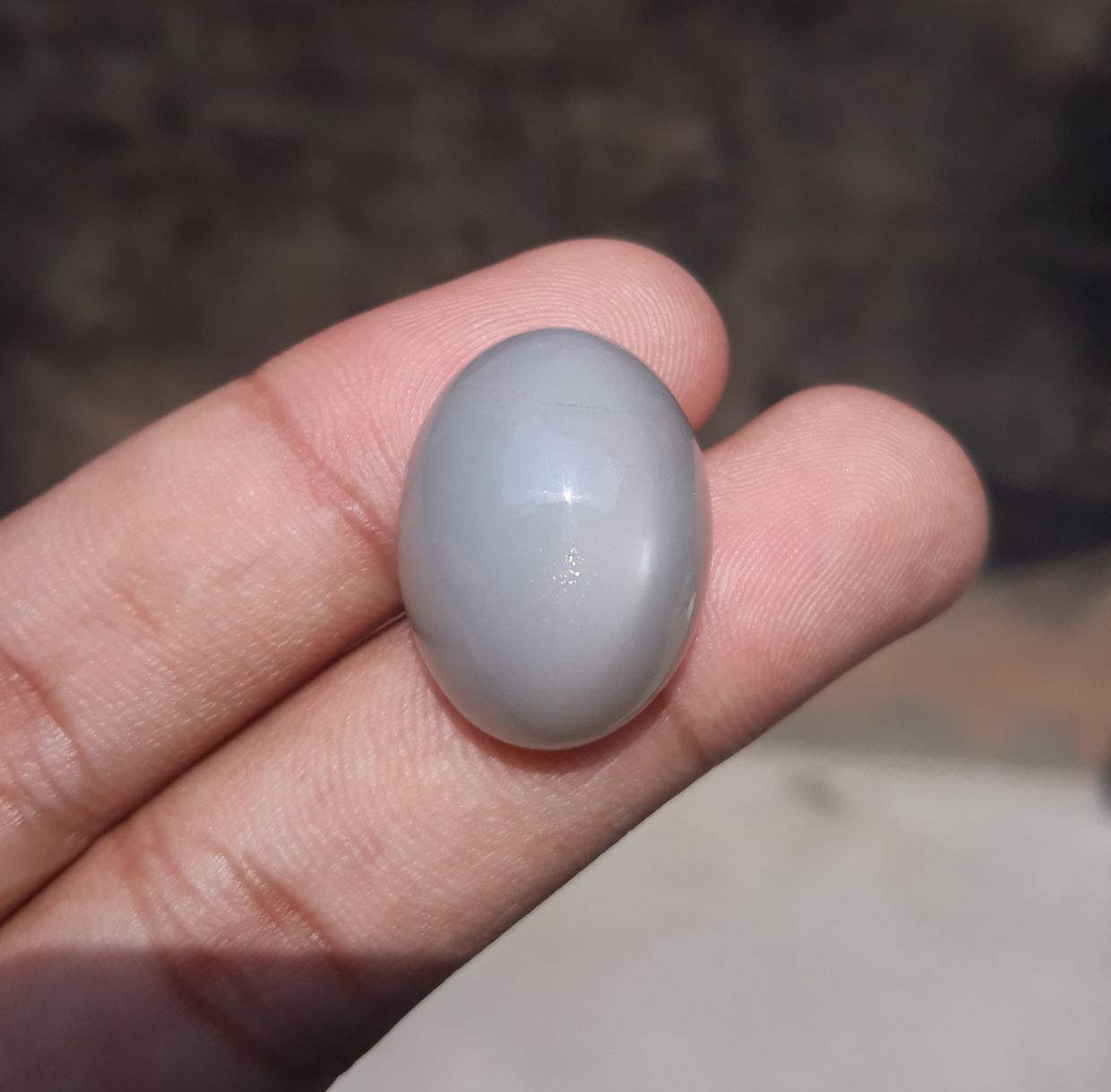 45ct MoonStone for Sale - Adularia MoonStone -  Gray Moonstone - June Birthstone -24x18x14mm