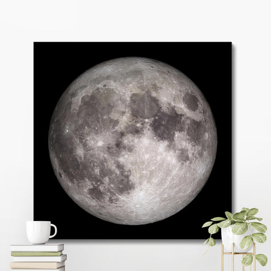 "The Moon" on Canvas, Framed Prints, Framed Canvas, Acrylic or Print-only
