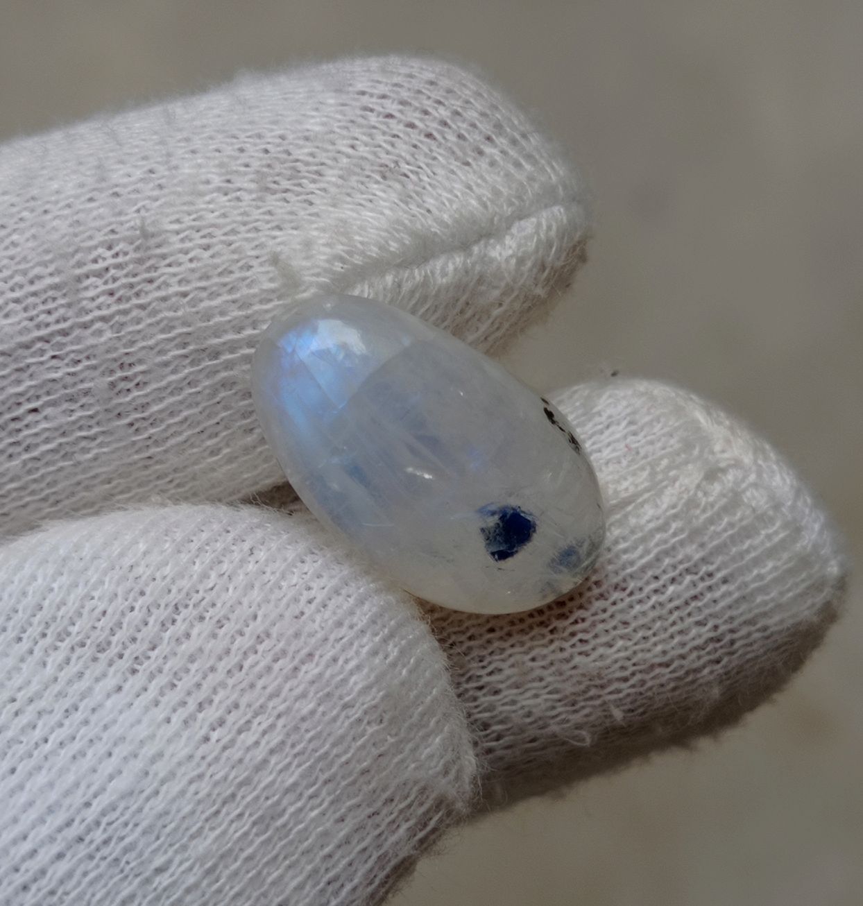 12.35ct Moonstone for Sale - Adularia Moonstone - Rainbow Moonstone - June Birthstone - 20x12x6mm