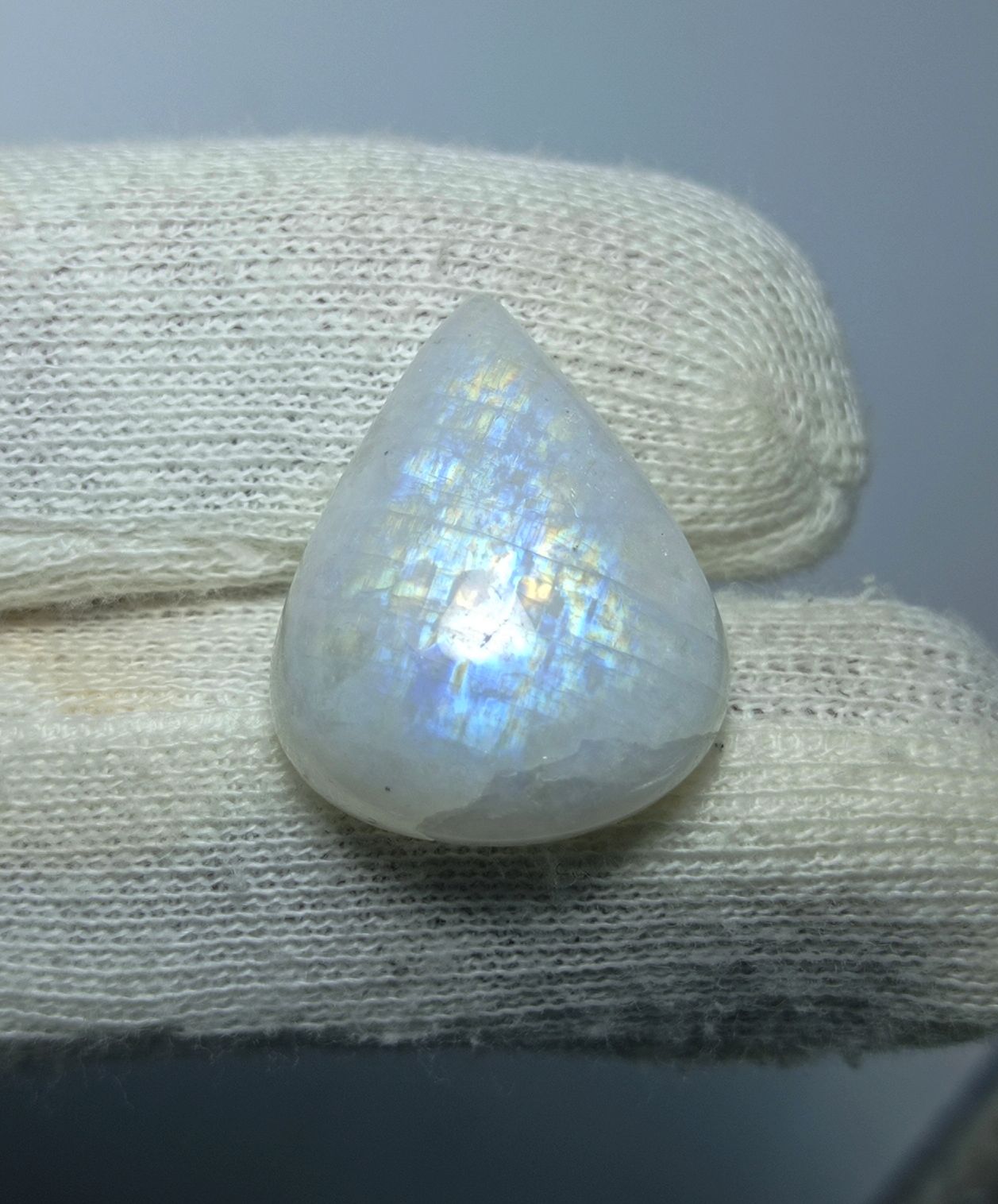 24.95ct Moonstone for Sale - Adularia Moonstone - Rainbow Moonstone - June Birthstone - 24x19x7mm