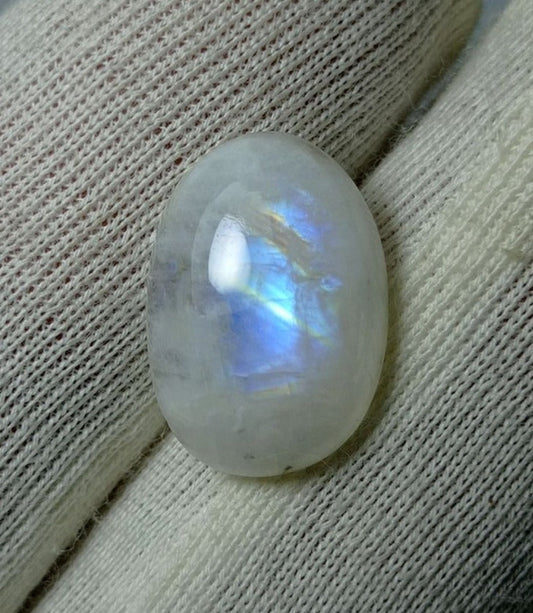 4.8ct Moonstone for Sale - Adularia Moonstone - Rainbow Moonstone - June Birthstone - 15x10x4mm