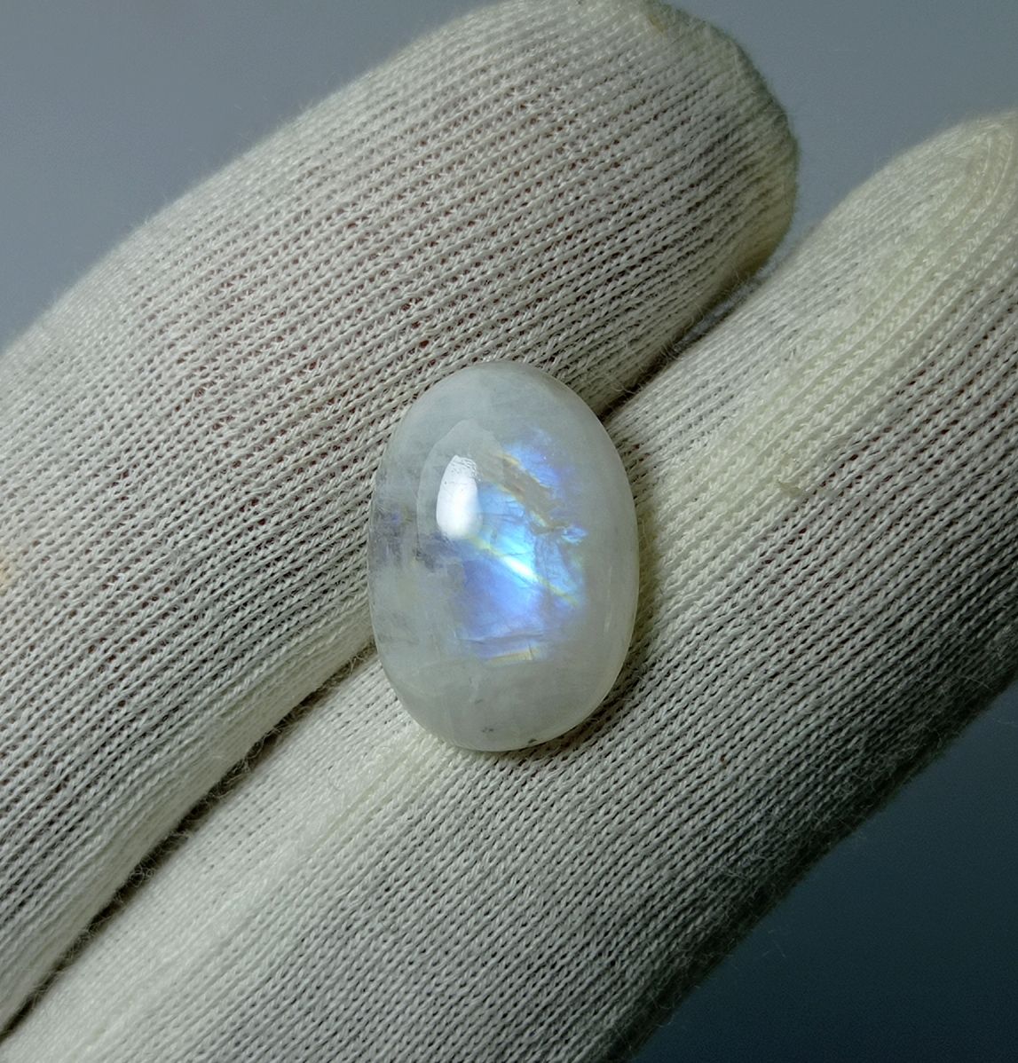 4.8ct Moonstone for Sale - Adularia Moonstone - Rainbow Moonstone - June Birthstone - 15x10x4mm
