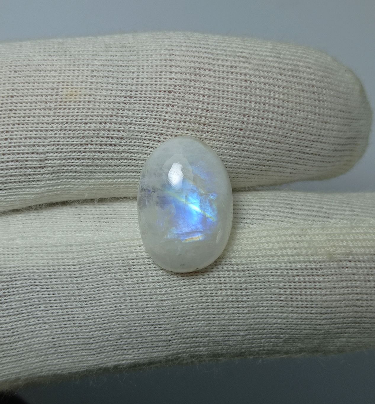 4.8ct Moonstone for Sale - Adularia Moonstone - Rainbow Moonstone - June Birthstone - 15x10x4mm