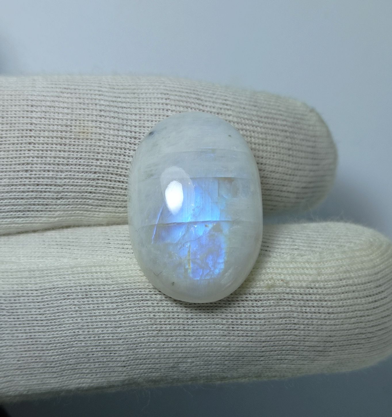 22ct MoonStone for Sale - Adularia MoonStone - Rainbow Moonstone - June Birthstone -24x16x7mm