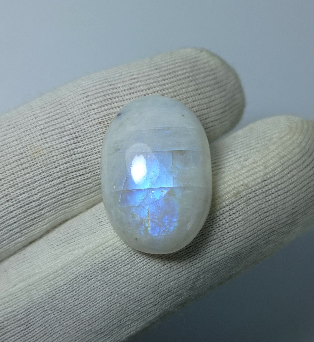 22ct MoonStone for Sale - Adularia MoonStone - Rainbow Moonstone - June Birthstone -24x16x7mm