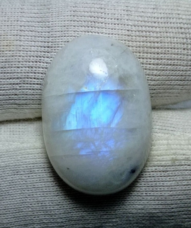 22ct MoonStone for Sale - Adularia MoonStone - Rainbow Moonstone - June Birthstone -24x16x7mm