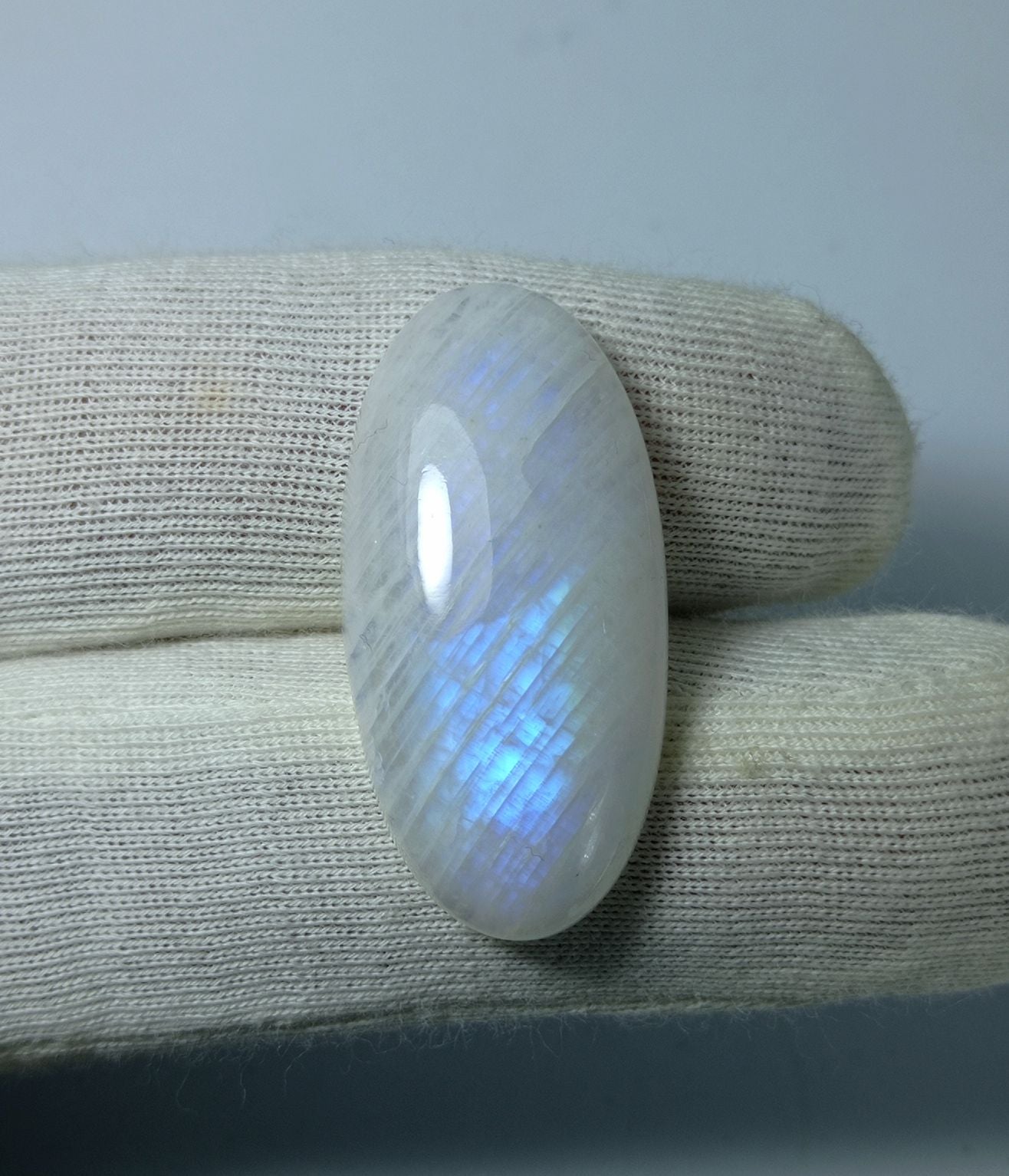 23.6ct MoonStone for Sale - Adularia MoonStone - Rainbow Moonstone - June Birthstone -31x15x6mm