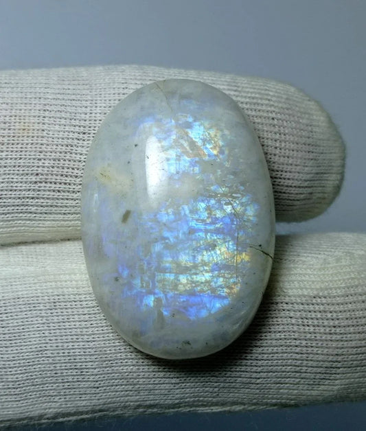 40ct MoonStone for Sale - Adularia MoonStone - Rainbow Moonstone - June Birthstone -30x30x7mm