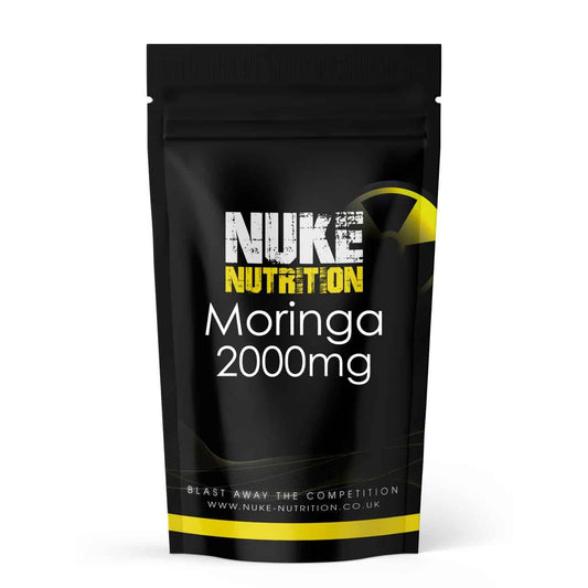 Moringa 2000mg Superfood High Strength Extract Immune Booster Vitamins A, C, E Minerals Calcium, Iron & Potassium Tablets