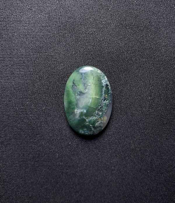 28ct Moss Agate - Green Moss Agate - 29.5x20x6mm