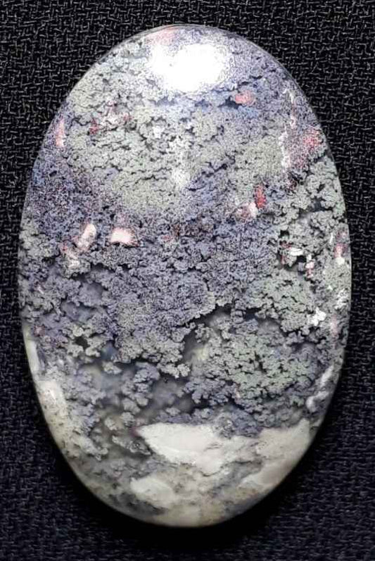 23.1ct Moss Agate - Gray Moss Agate - 28x18x6.8mm