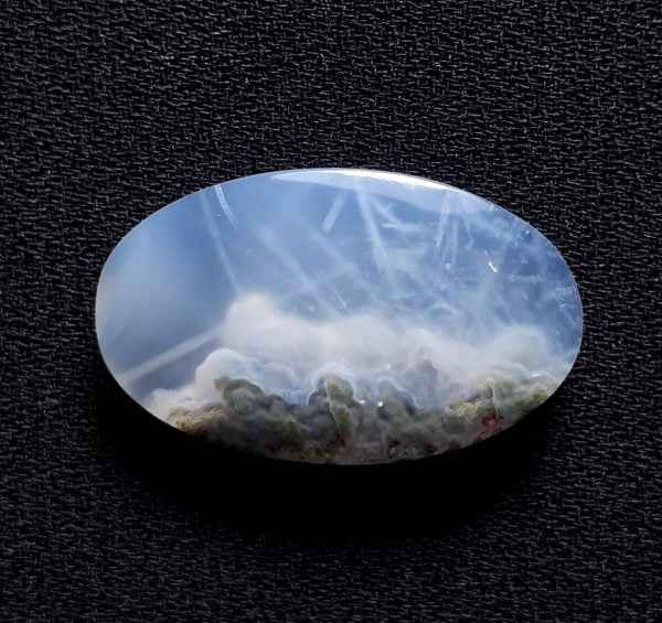 13.5ct-Moss Agate - White Moss Agate - 22.5x14x5mm