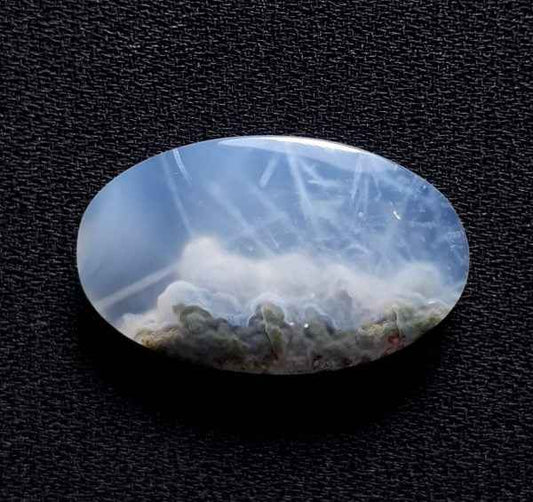 13.5ct-Moss Agate - White Moss Agate - 22.5x14x5mm