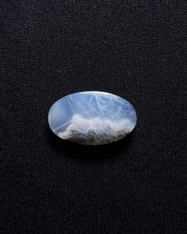 13.5ct-Moss Agate - White Moss Agate - 22.5x14x5mm