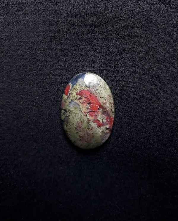 20.5ct Moss Agate - Green Moss Agate - 28.5x19x6mm