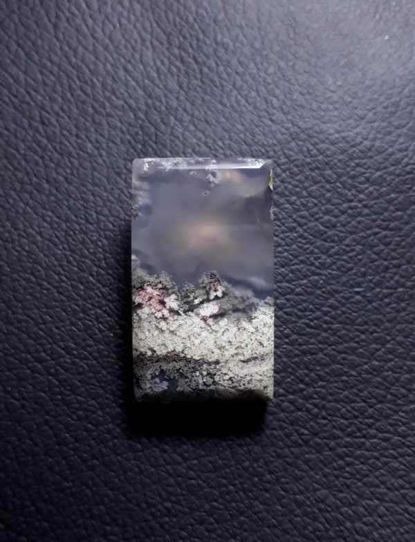 42ct Moss Agate - White Moss Agate - 31x18x7mm