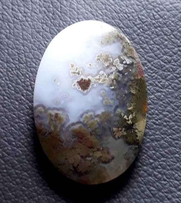 33ct Moss Agate - Green Moss Agate - 35x25x7.2mm