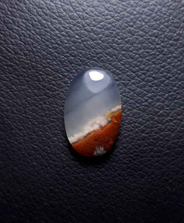 14.6ct Moss Agate - Brown Moss Agate - 22.7x12.7x5.5mm