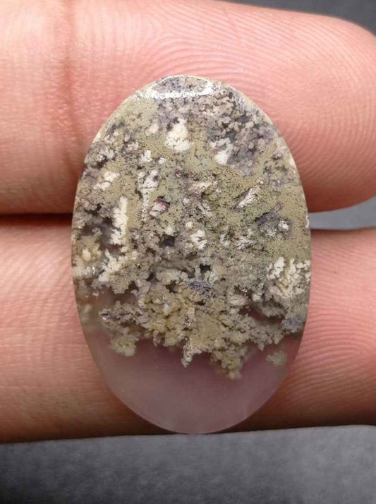 21ct Moss Agate - Green Moss Agate - 29x19x5.5mm