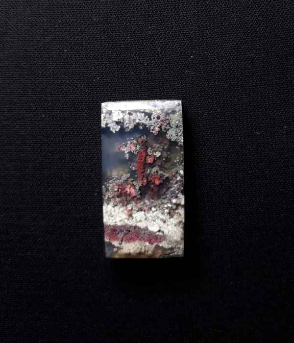 29.9ct Moss Agate - White Moss Agate - 28.7x15x6.5mm