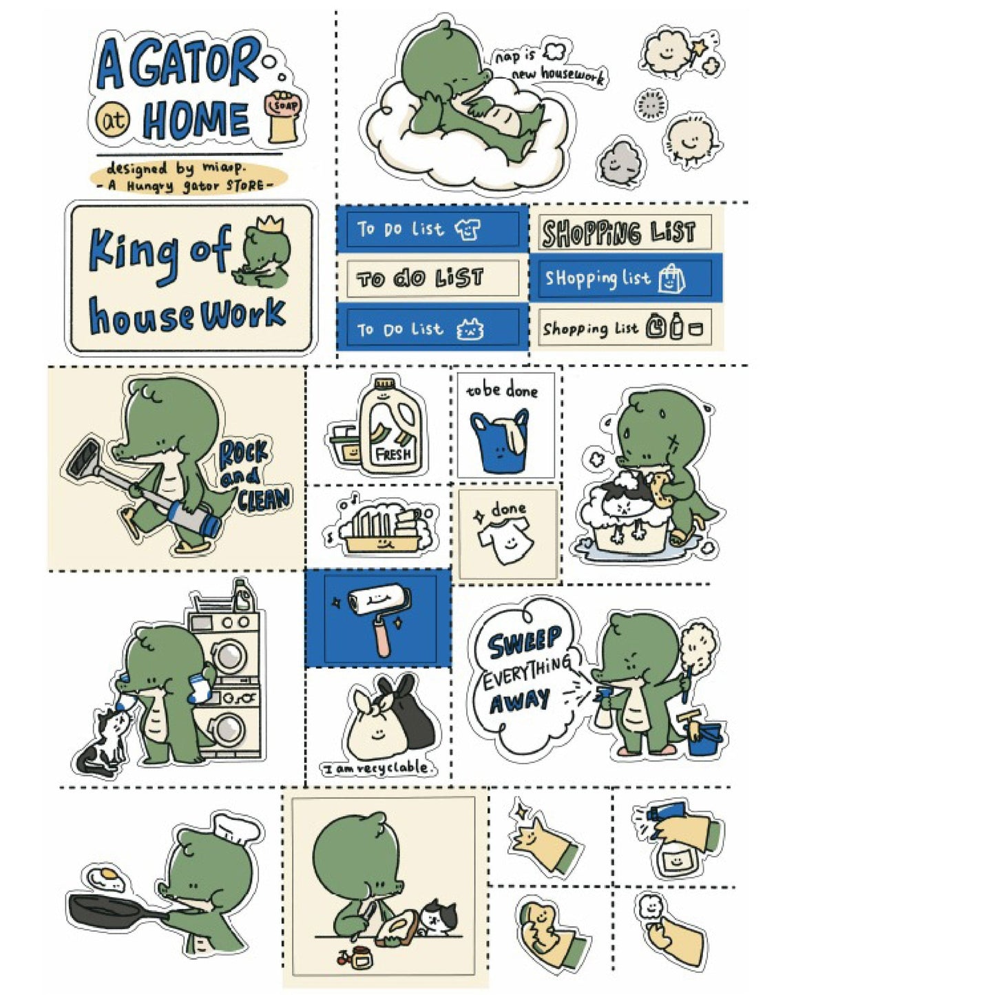 A Gator Life | My Daily Plan Sticker