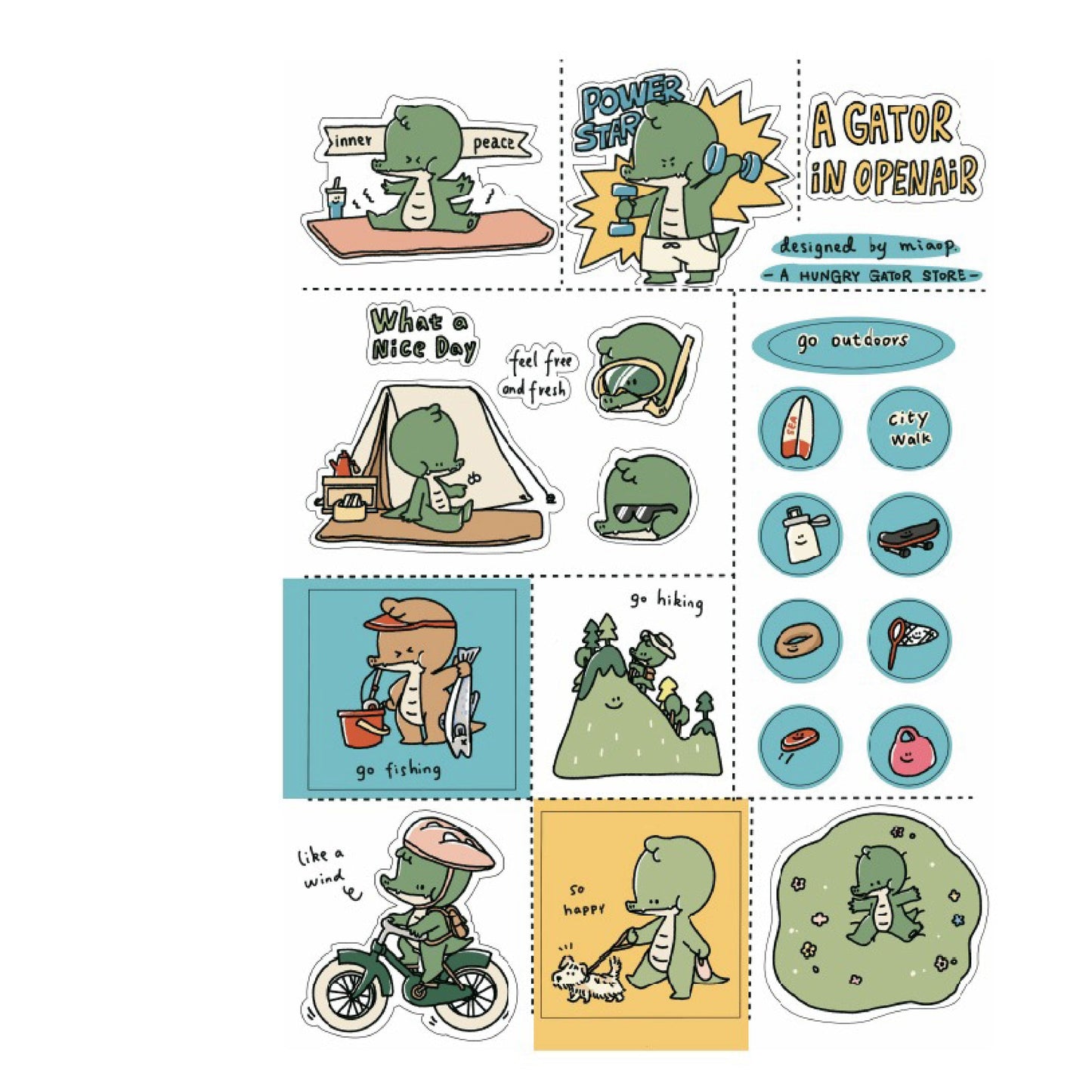 A Gator Life | My Daily Plan Sticker