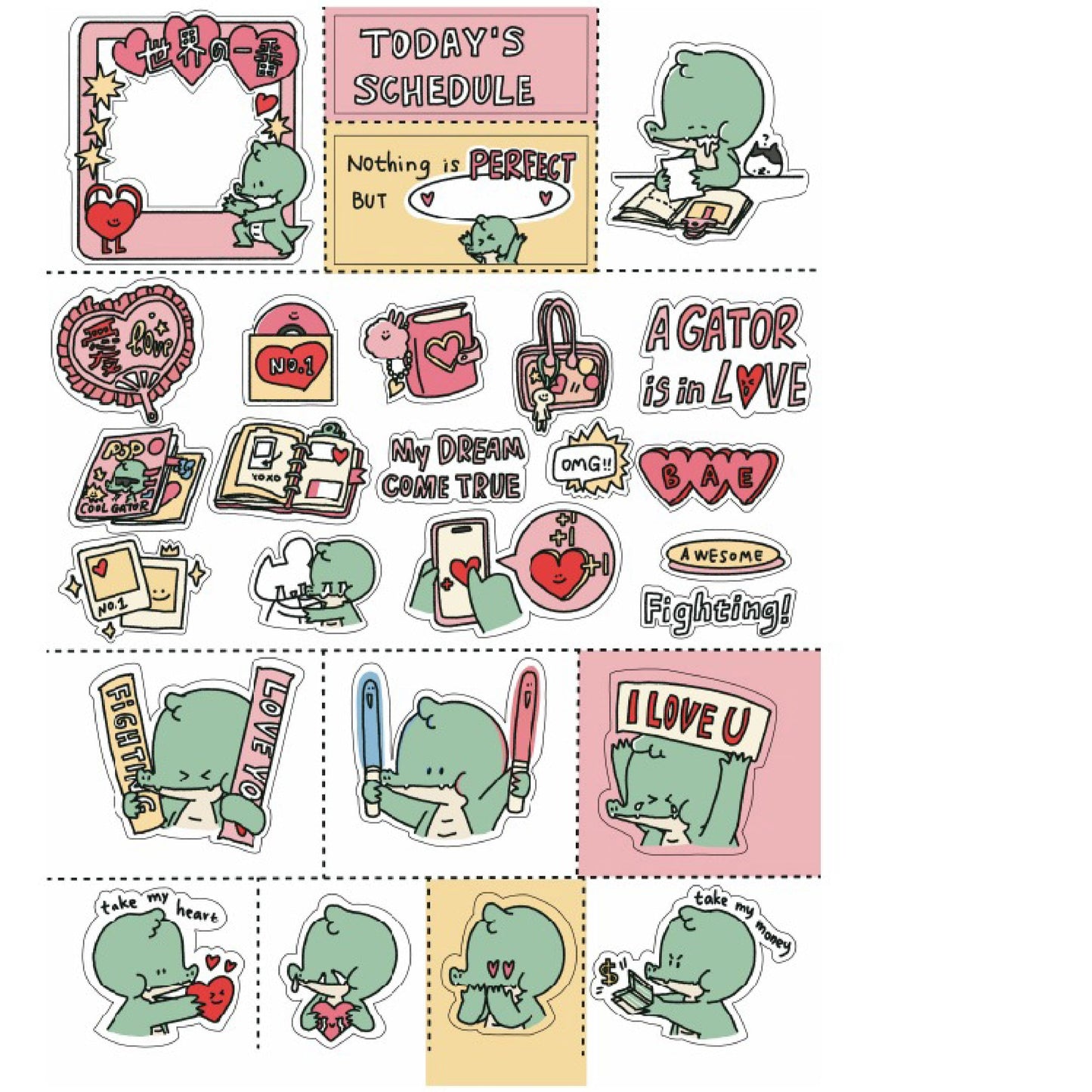 A Gator Life | My Daily Plan Sticker