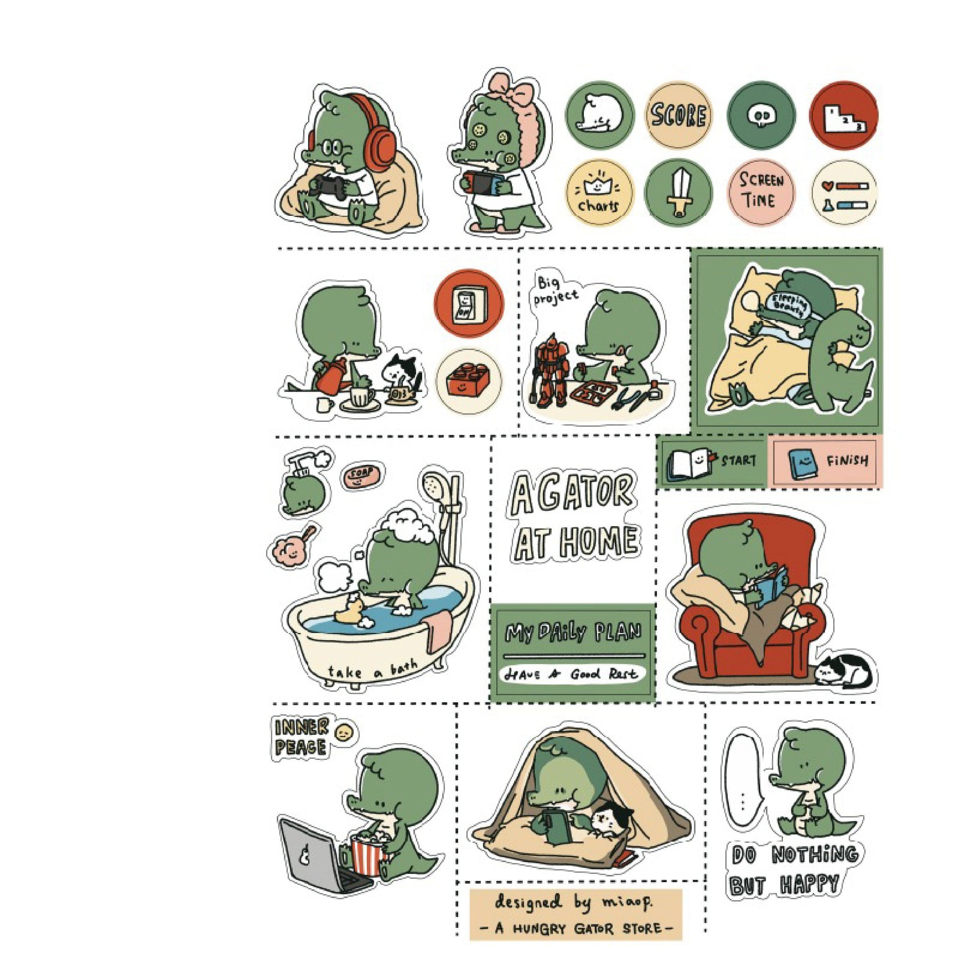 A Gator Life | My Daily Plan Sticker