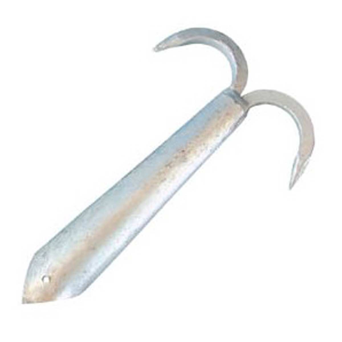 AG Double Galvanised Steel Boat Hook (254mm Long / 38mm ID)