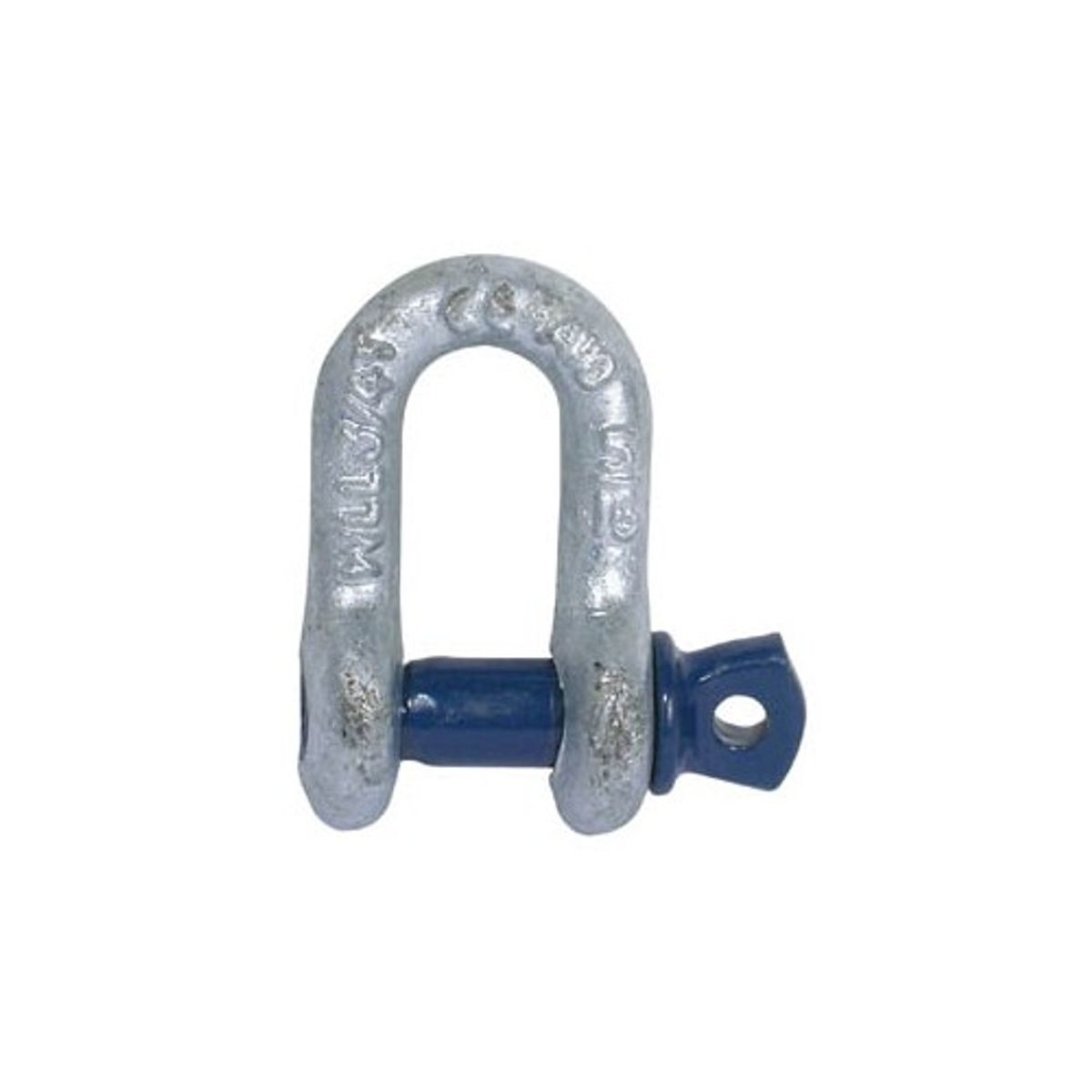 AG Galvanised Steel Load Rated D Shackle 1/2" (21mm ID)