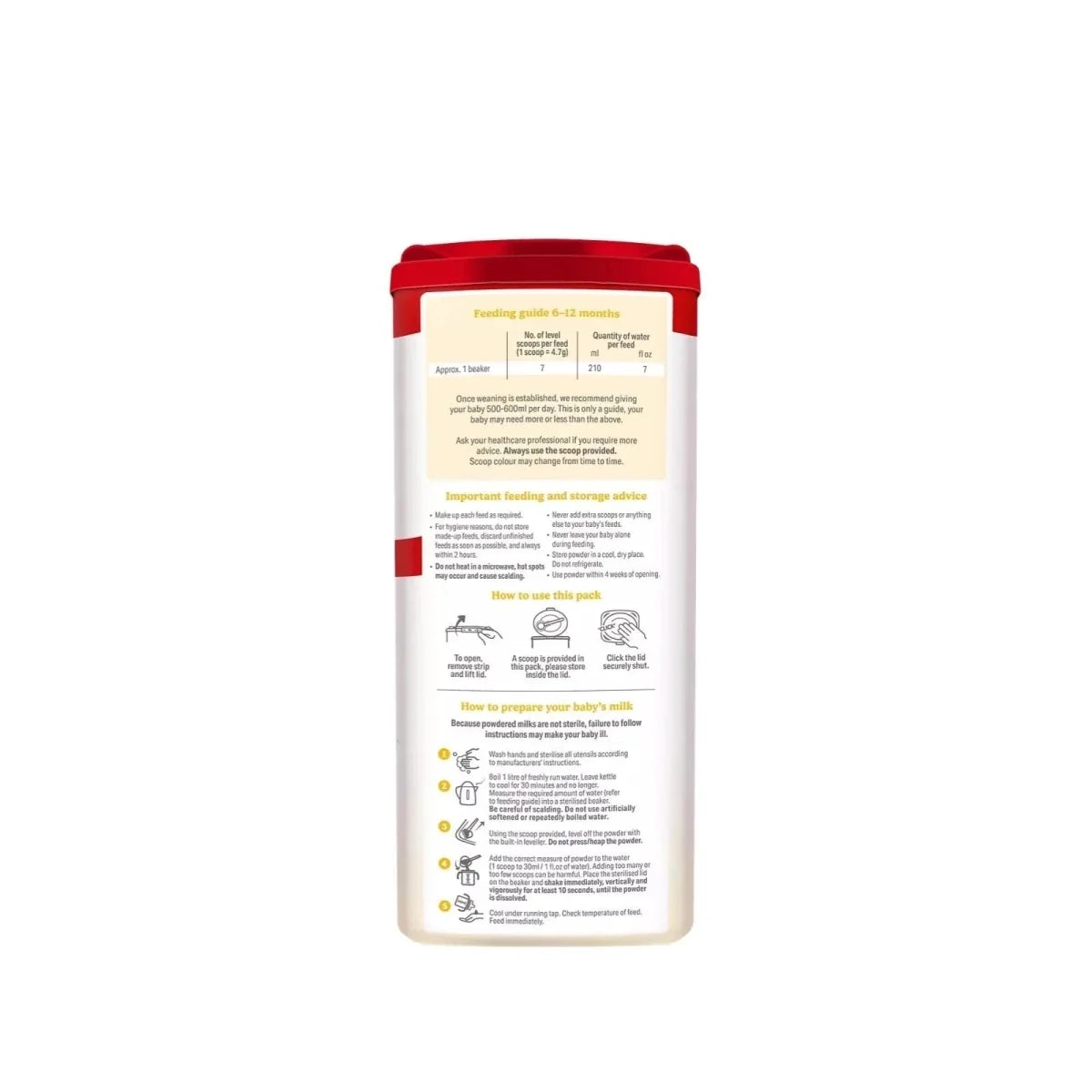 Cow & Gate 2 Follow On Milk Formula 6-12 months 800g