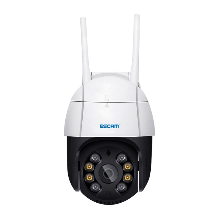 ESCAM QF218 1080P Pan / Tilt AI Humanoid Detection IP66 Waterproof WiFi IP Camera, Support ONVIF / Night Vision / TF Card / Two-way Audio, EU Plug