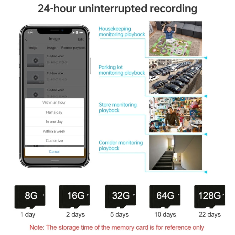 ESCAM Q8 960P 360 Degrees Fisheye Lens 1.3MP WiFi IP Camera, Support Motion Detection / Night Vision, IR Distance: 5-10m, AU Plug, Q8 UK Plug, Q8 US Plug, Q8  AU Plug, Q8 EU Plug