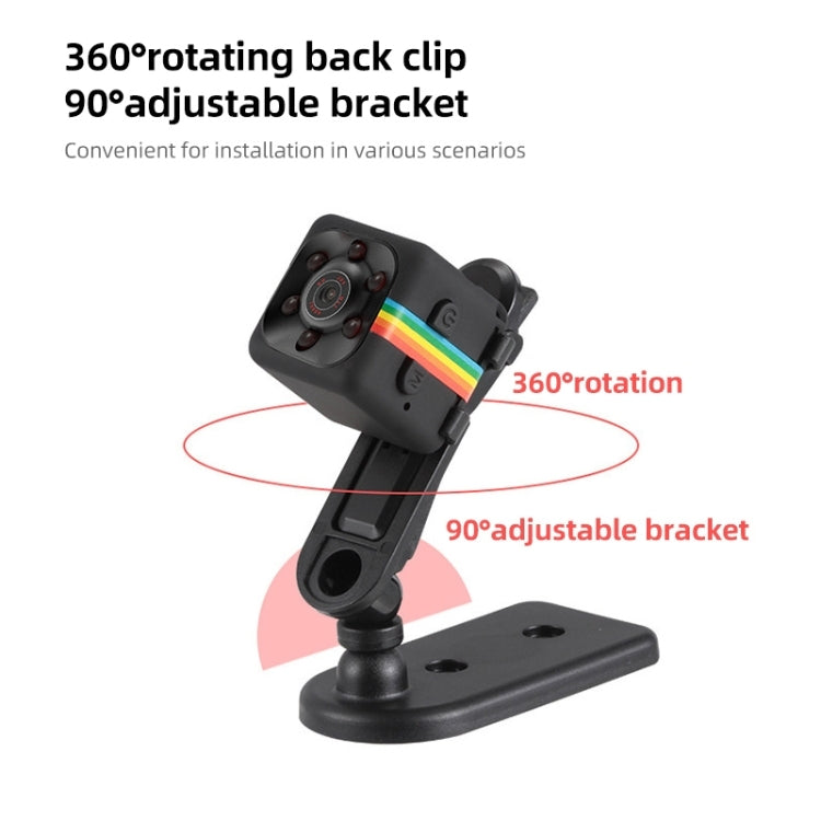 SQ11 Mini DV HD 480P 6 LEDs Sport Recorder Camera with Holder, Support Monitor Detection & IR Night Vision & TF Card, SQ11 480P 6 LEDs Red, SQ11 480P 6 LEDs Black, SQ11 480P 6 LEDs Blue