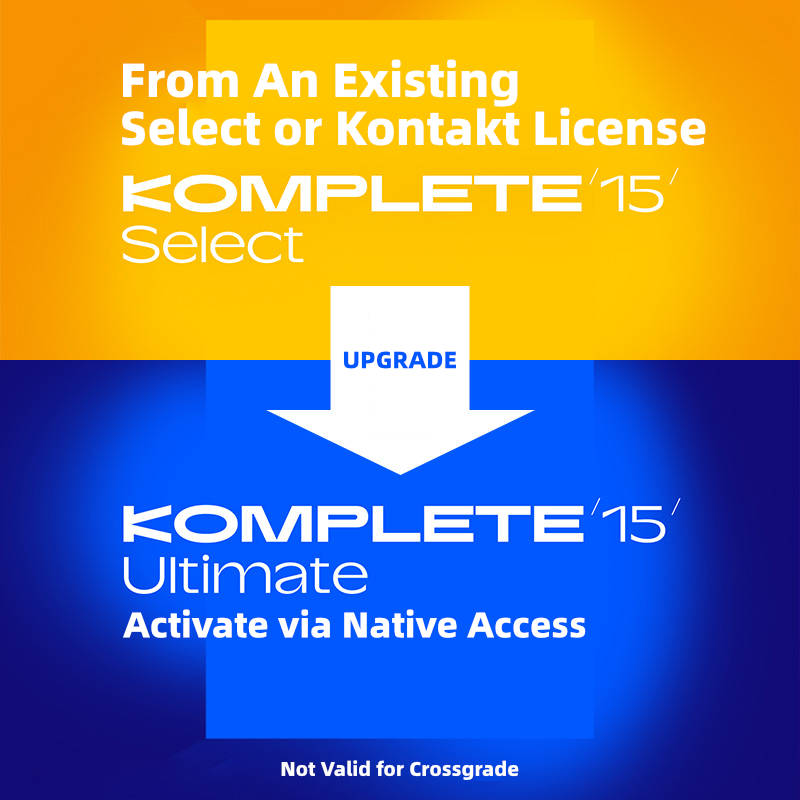 Native Instruments Komplete 15 Ultimate | Upgrade from Select (Download)