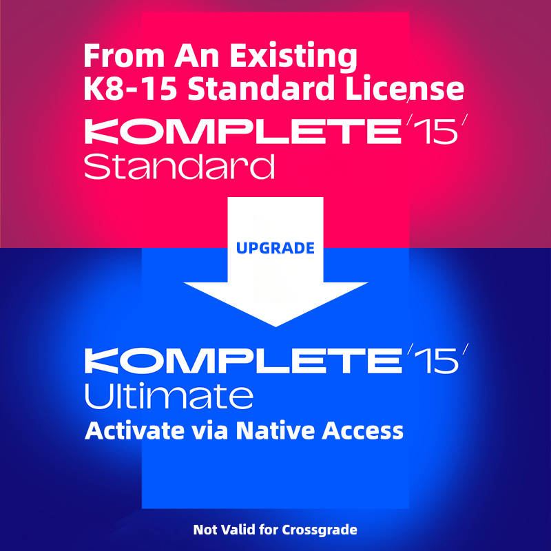 Native Instruments Komplete 15 Ultimate | Upgrade from Standard (Download)