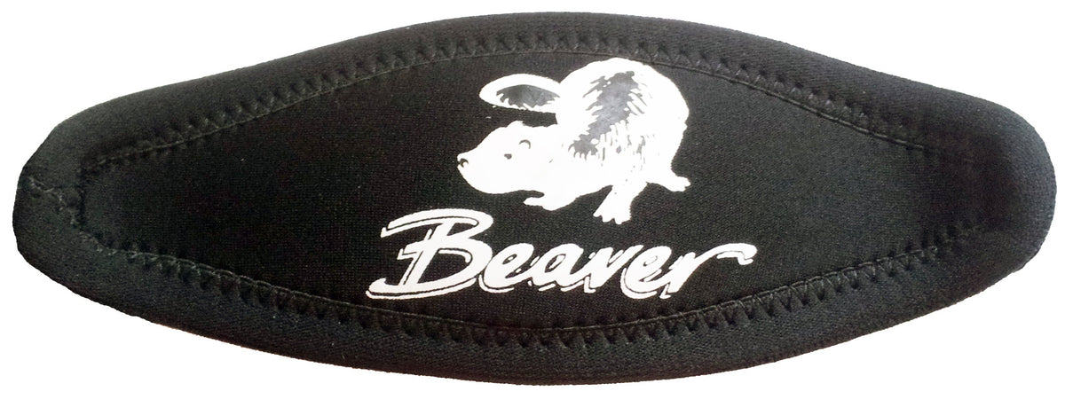 Beaver Black Neoprene Mask Strap