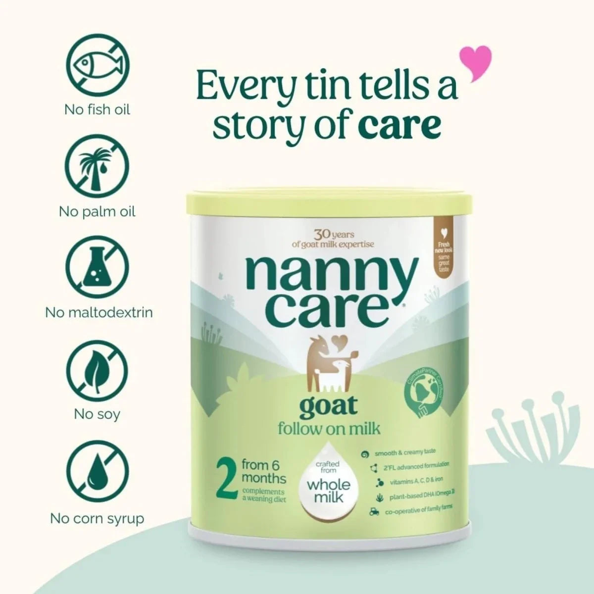 Nannycare Stage 2 Goat First Infant Goat Milk Formula 800g