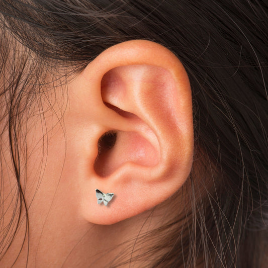 Aye Do Gifts Little Butterfly Silver Stud Earrings