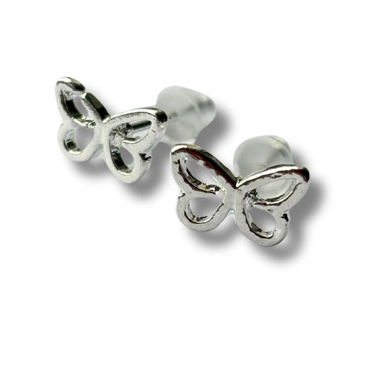 Aye Do Gifts Open Butterfly Silver Stud Earrings