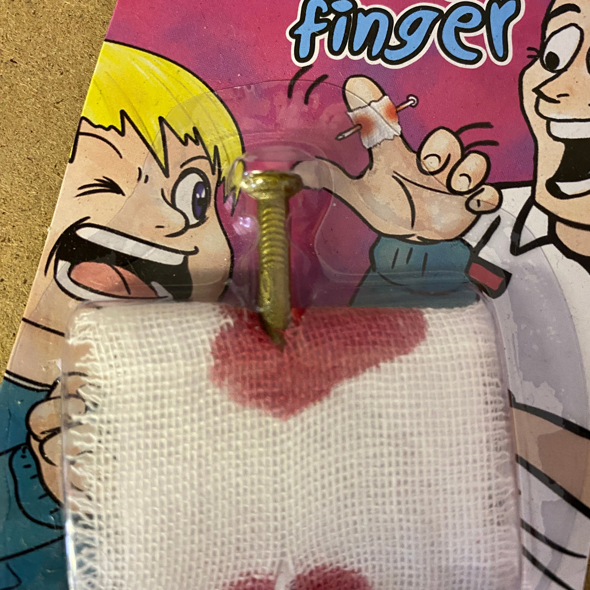 Jokez 'n' Prankz Nail Through Finger