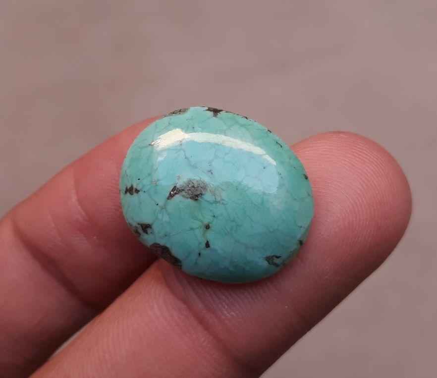 14ct Turquoise Cabochon - 21x17 mm