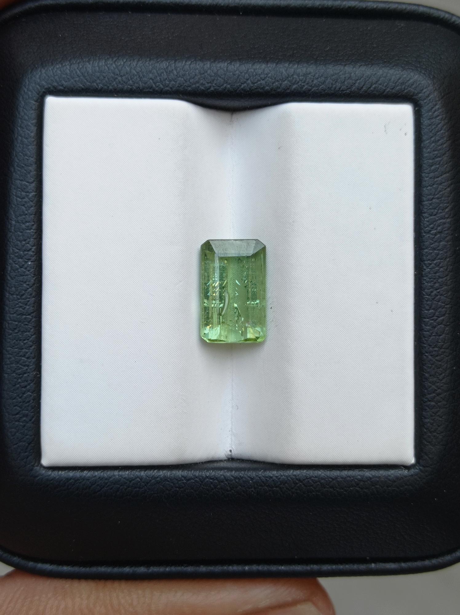 2.5ct Natural Green Tourmaline Gemstone - October Birthstone