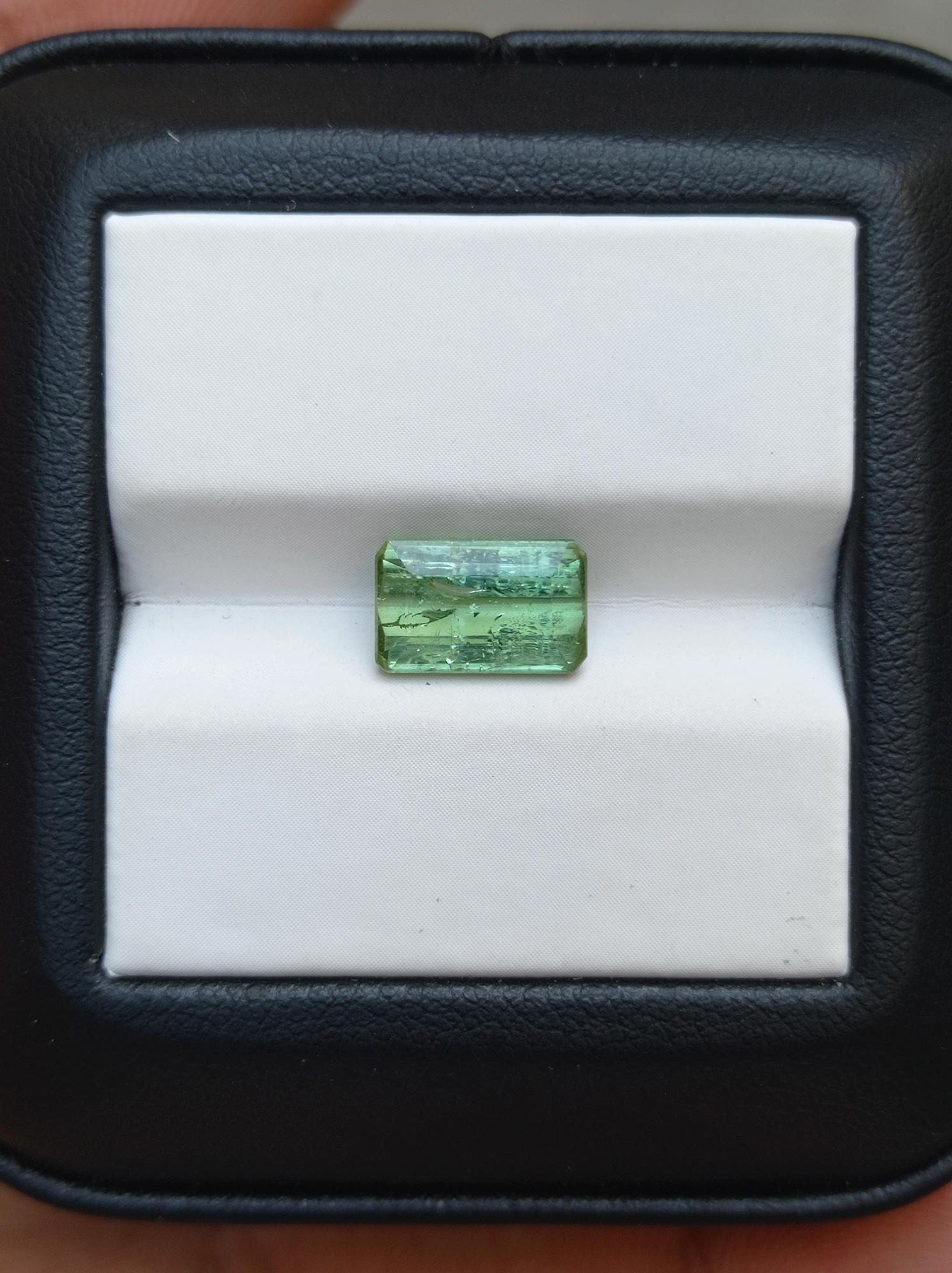 2.5ct Natural Green Tourmaline Gemstone - October Birthstone
