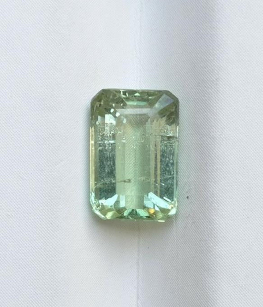 2.25ct Natural Light Green Tourmaline Gemstone - October Birthstone - 9x6x5mm
