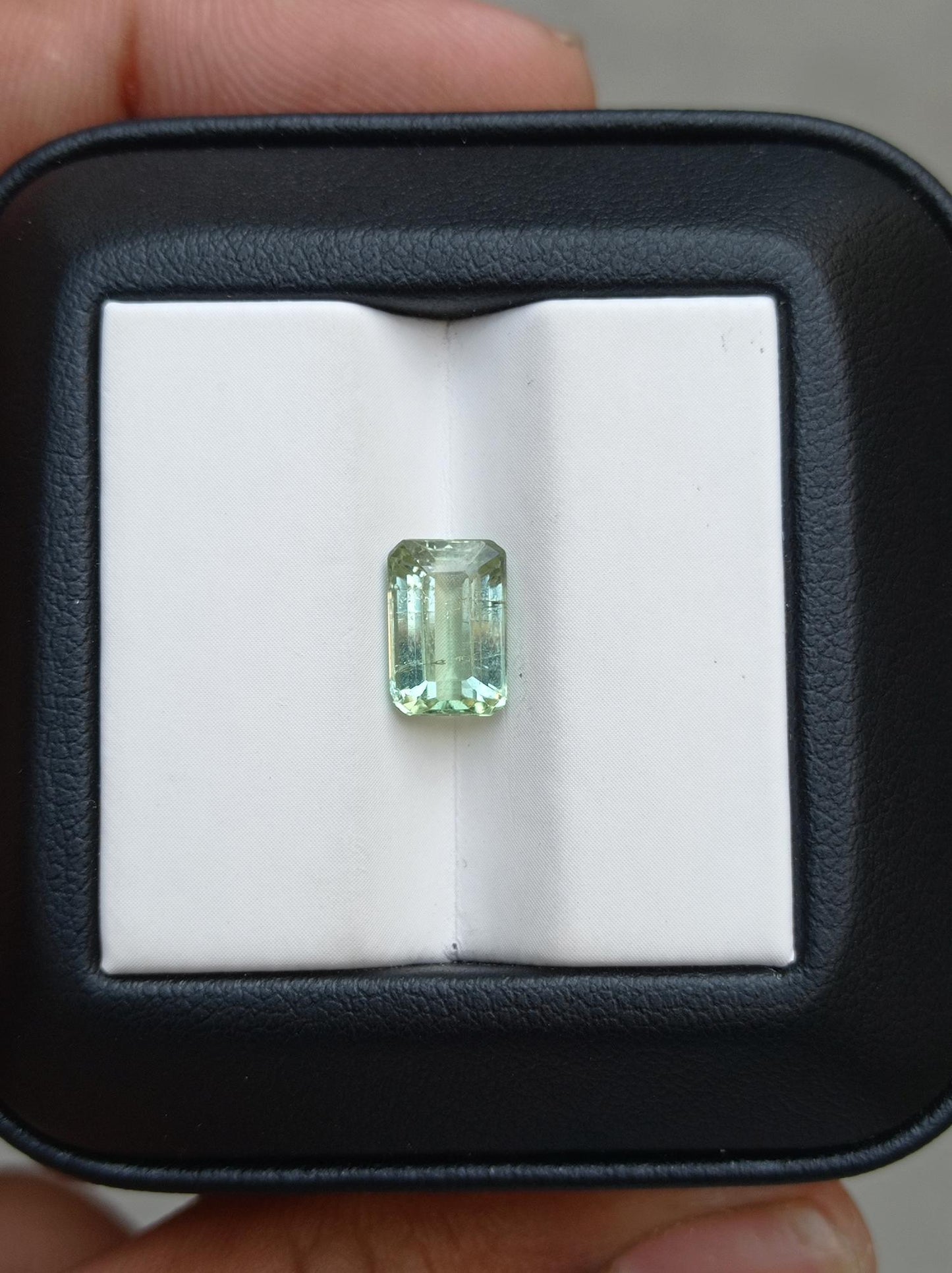 2.25ct Natural Light Green Tourmaline Gemstone - October Birthstone - 9x6x5mm