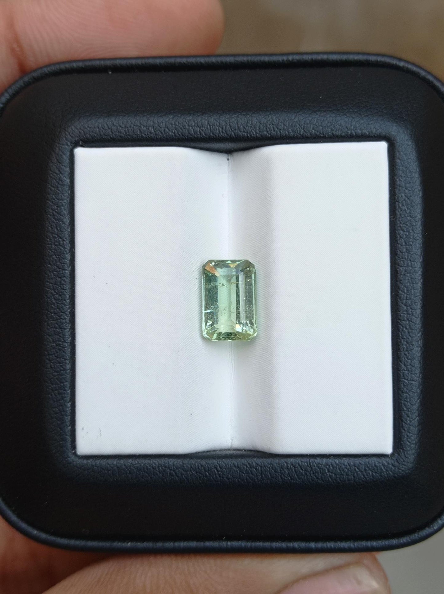 2.25ct Natural Light Green Tourmaline Gemstone - October Birthstone - 9x6x5mm