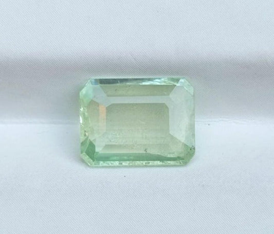 2.1ct Natural Light Green Tourmaline Gemstone - October Birthstone - 10x8x3mm