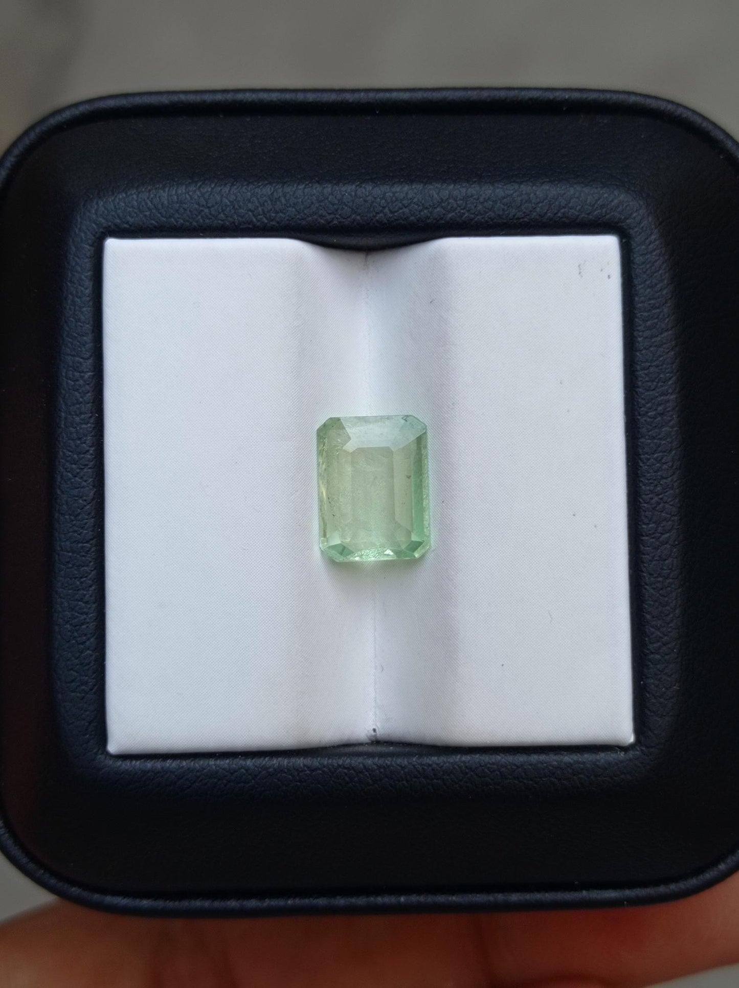 2.1ct Natural Light Green Tourmaline Gemstone - October Birthstone - 10x8x3mm
